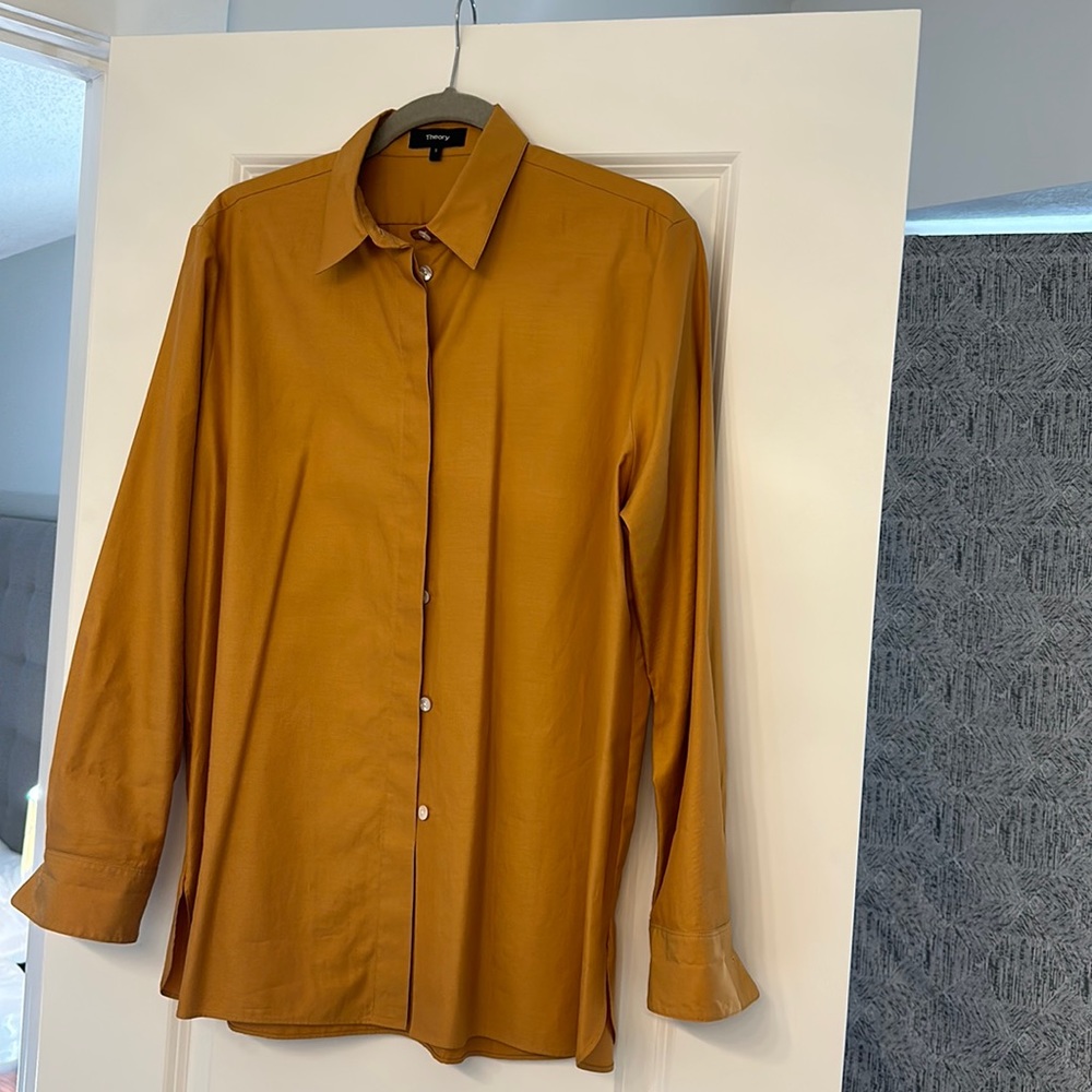 Theory collar shirt/ Blouse